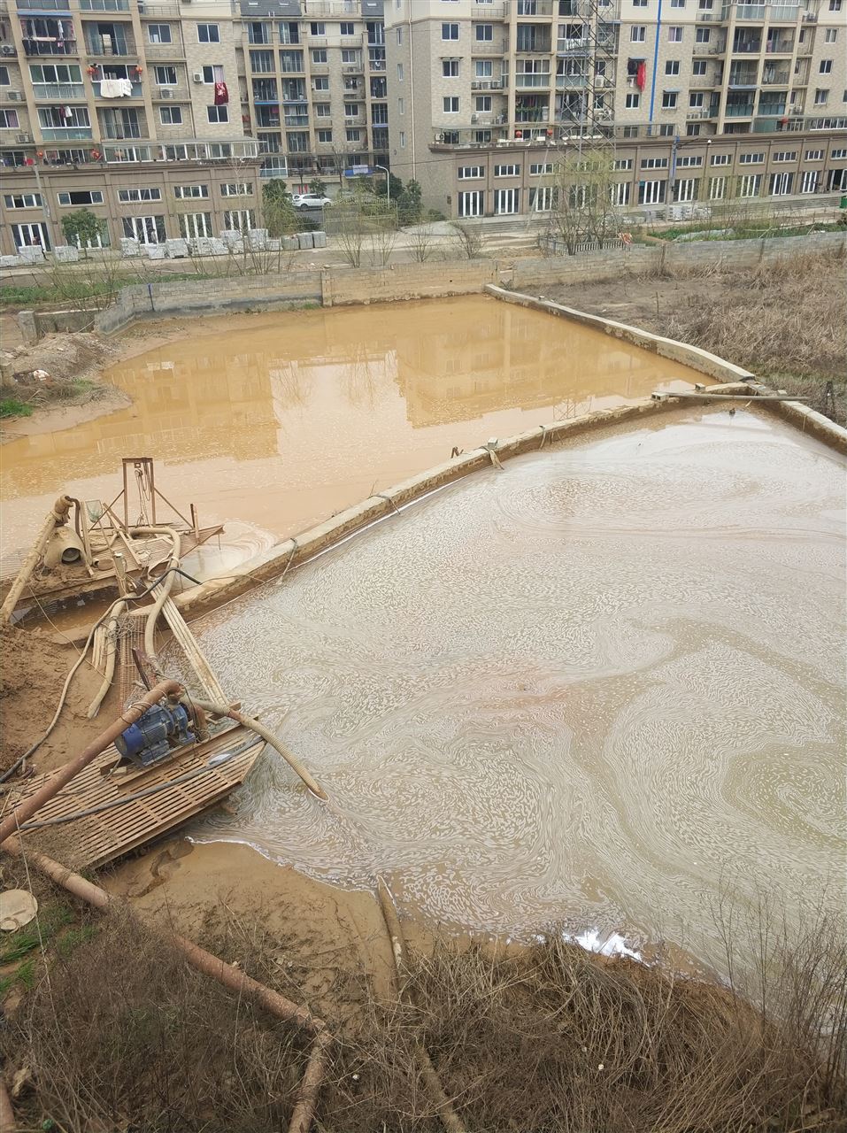 米脂沉淀池淤泥清理-厂区废水池淤泥清淤
